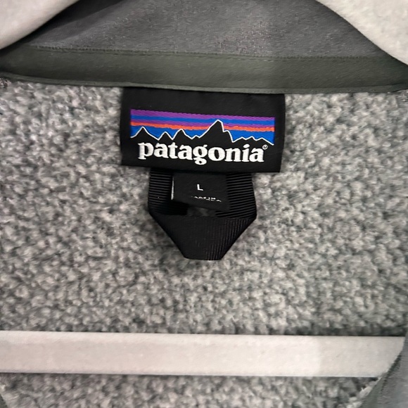 Patagonia Sweater Vest Mens Large Better Sweater Full Zip Fleece Embroidery Logo - Picture 3 of 9